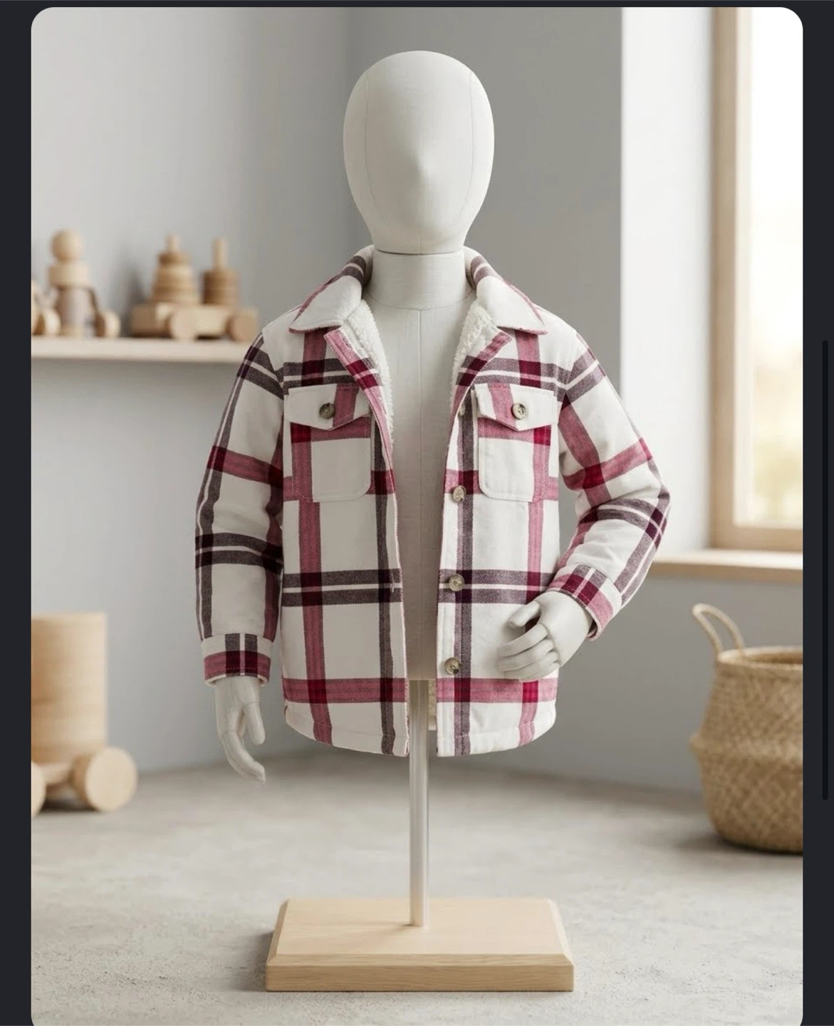 Kids GAP Plaid Shacket / Jacket (Size S)