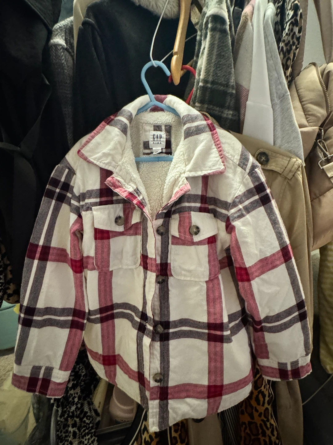 Kids GAP Plaid Shacket / Jacket (Size S) - photo 4