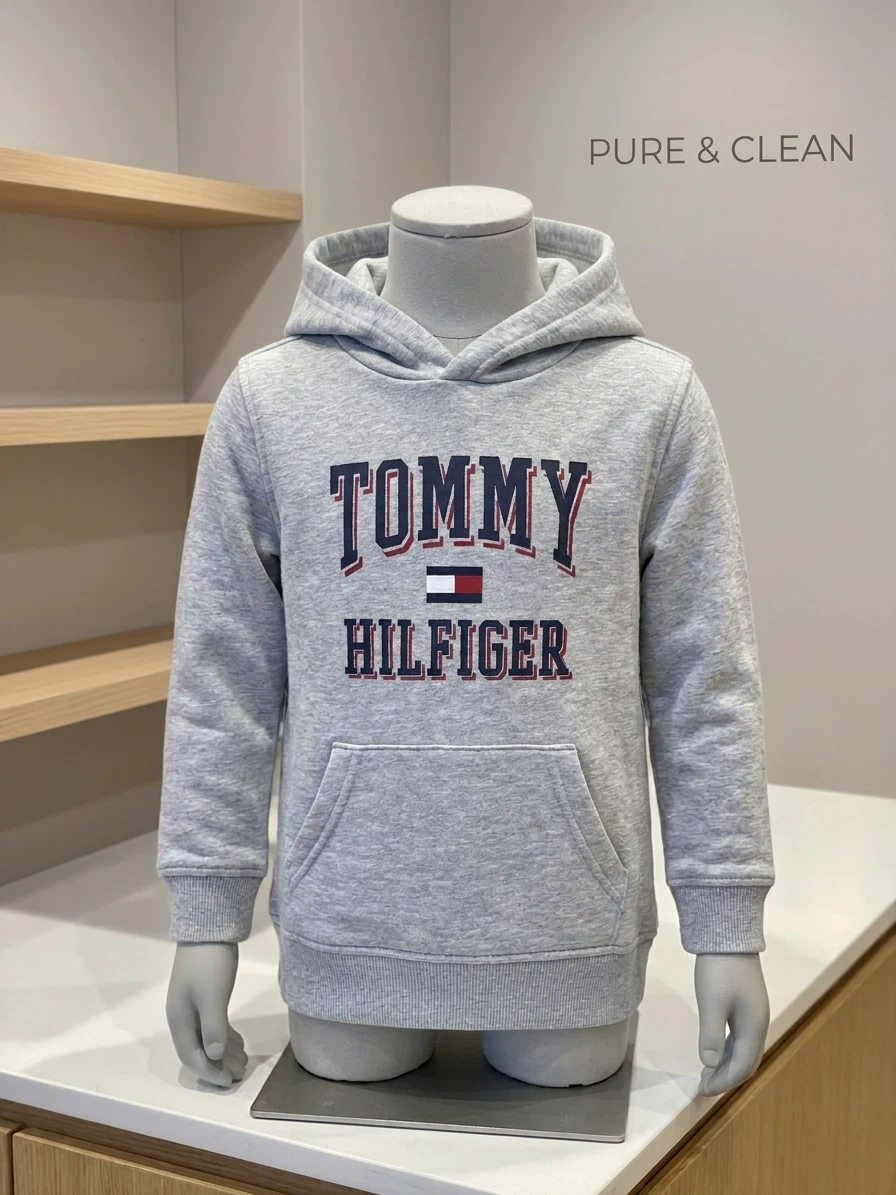 Tommy Hilfiger Kids Grey Hoodie 4 T