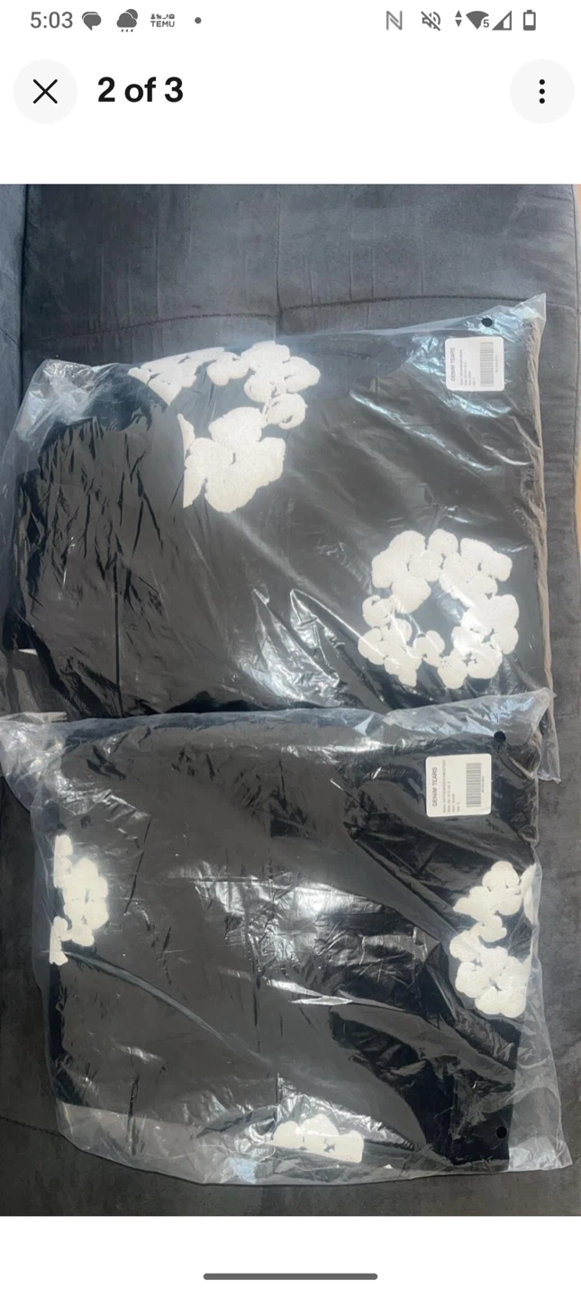 Denim Tears Cotton Wreath Hoodie and Sweatpants Set
