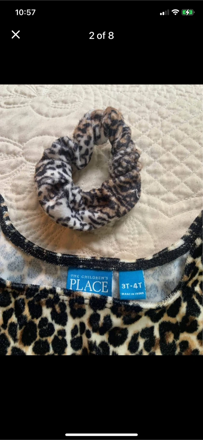 The Children's Place Animal Print Dress and Scrunchie - photo 5