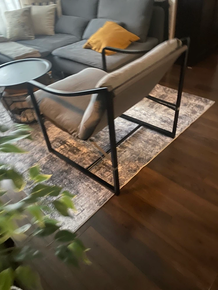 Brand new dark grey accent chair