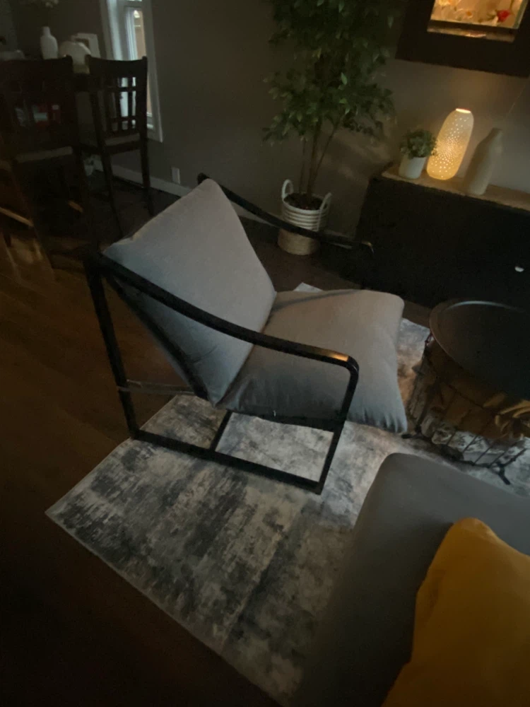 Brand new dark grey accent chair - photo 3