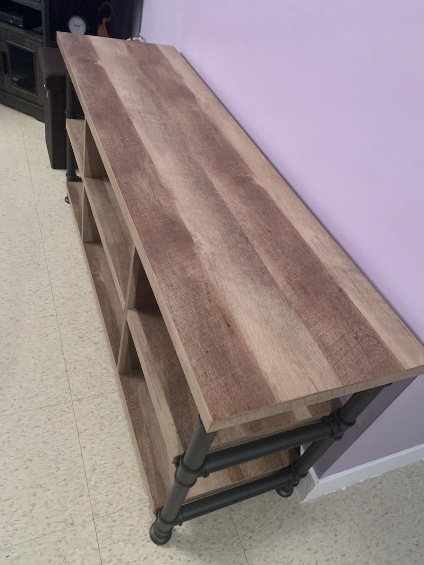 Industrial Pipe TV Stand - photo 3