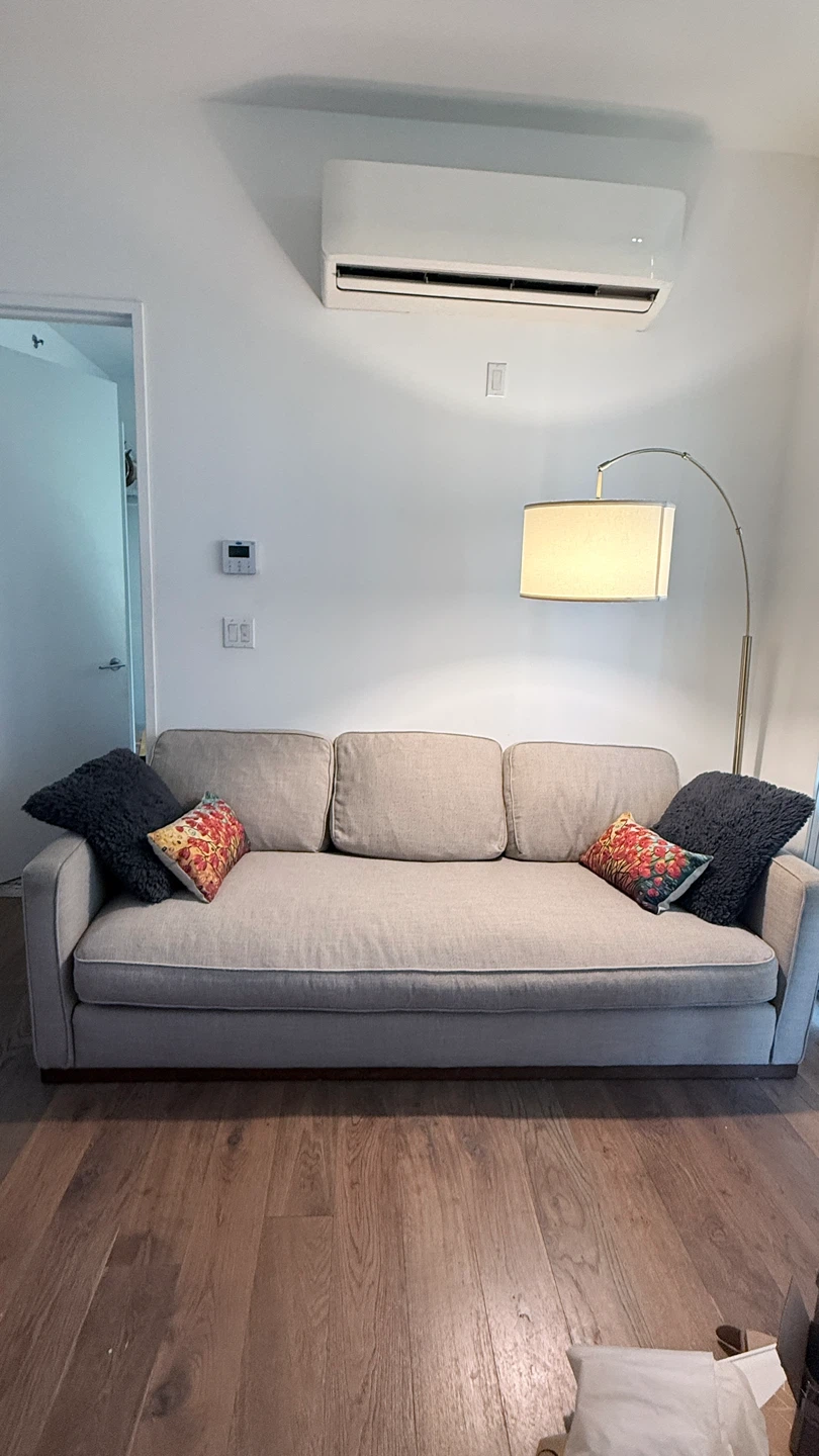 Bobbi 87” Linen Sofa