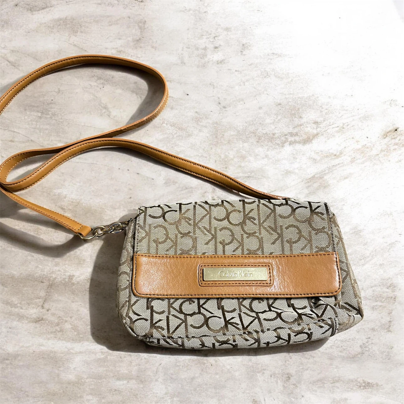 Calvin Klein Monogram Crossbody Bag