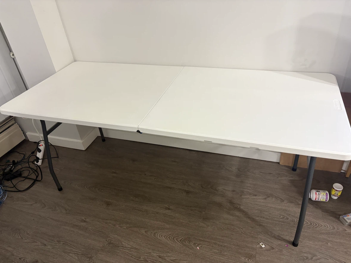 Mainstays 6 ft. Fold-in-Half Table - photo 2