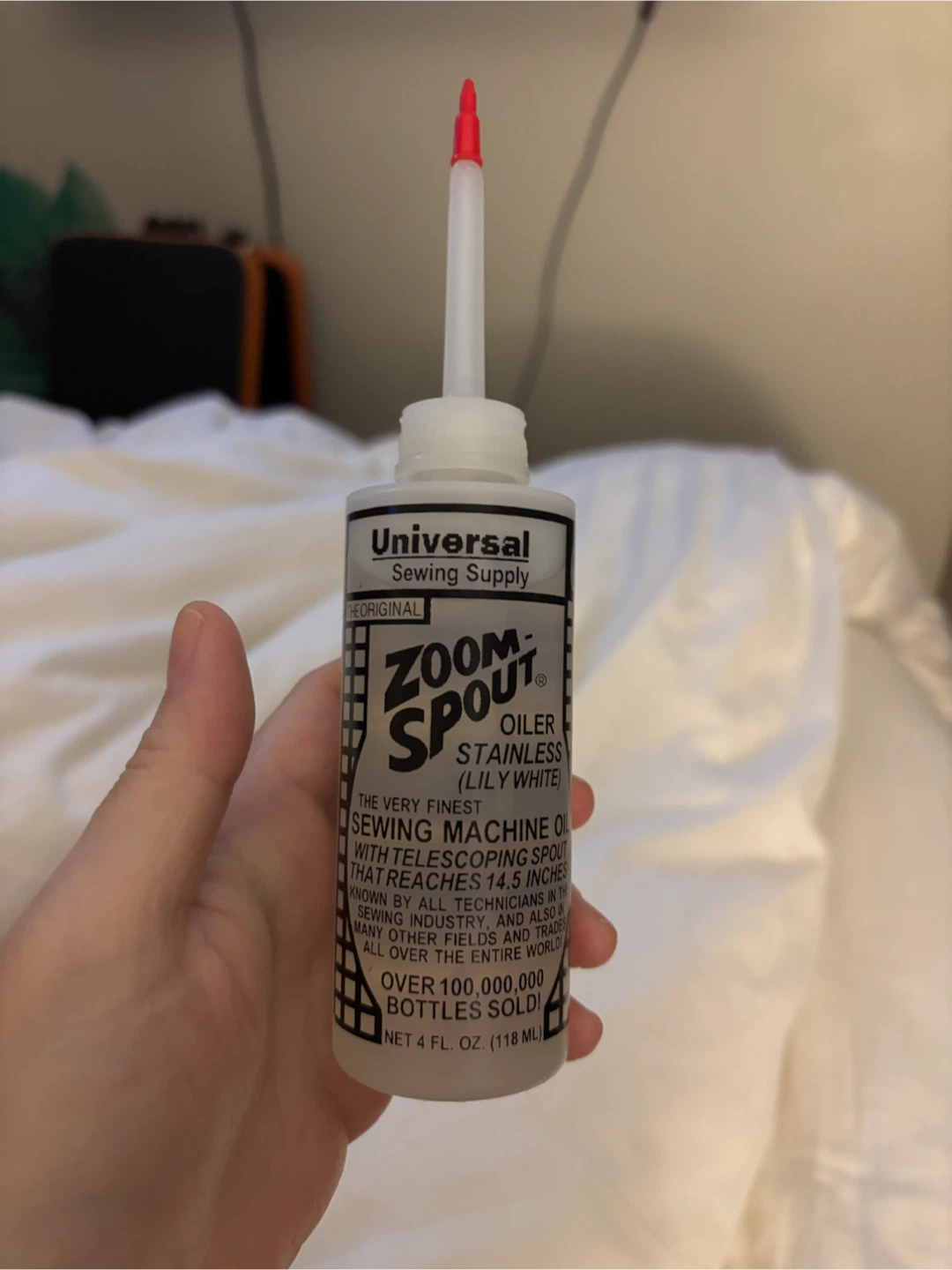 sewing machine oil barely used
