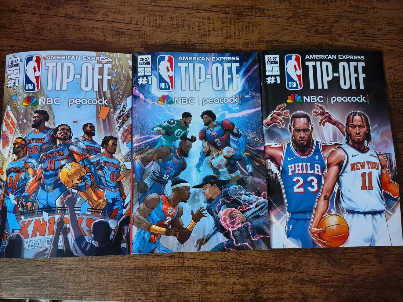 American Express NBA Tip-Off Comic Books