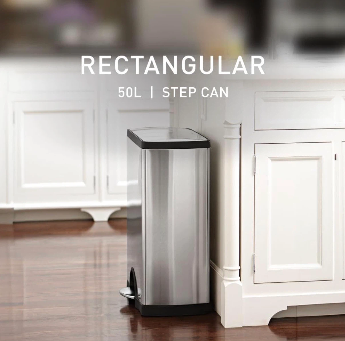 simplehuman 50 Liter / 13.0 Gallon Kitchen Step Trash Can