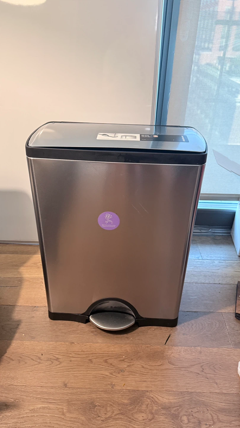 simplehuman 50 Liter / 13.0 Gallon Kitchen Step Trash Can - photo 2