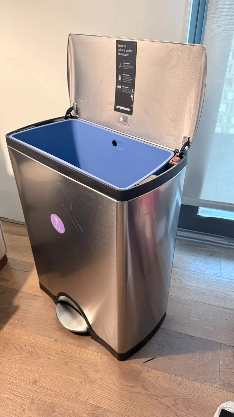simplehuman 50 Liter / 13.0 Gallon Kitchen Step Trash Can - photo 3