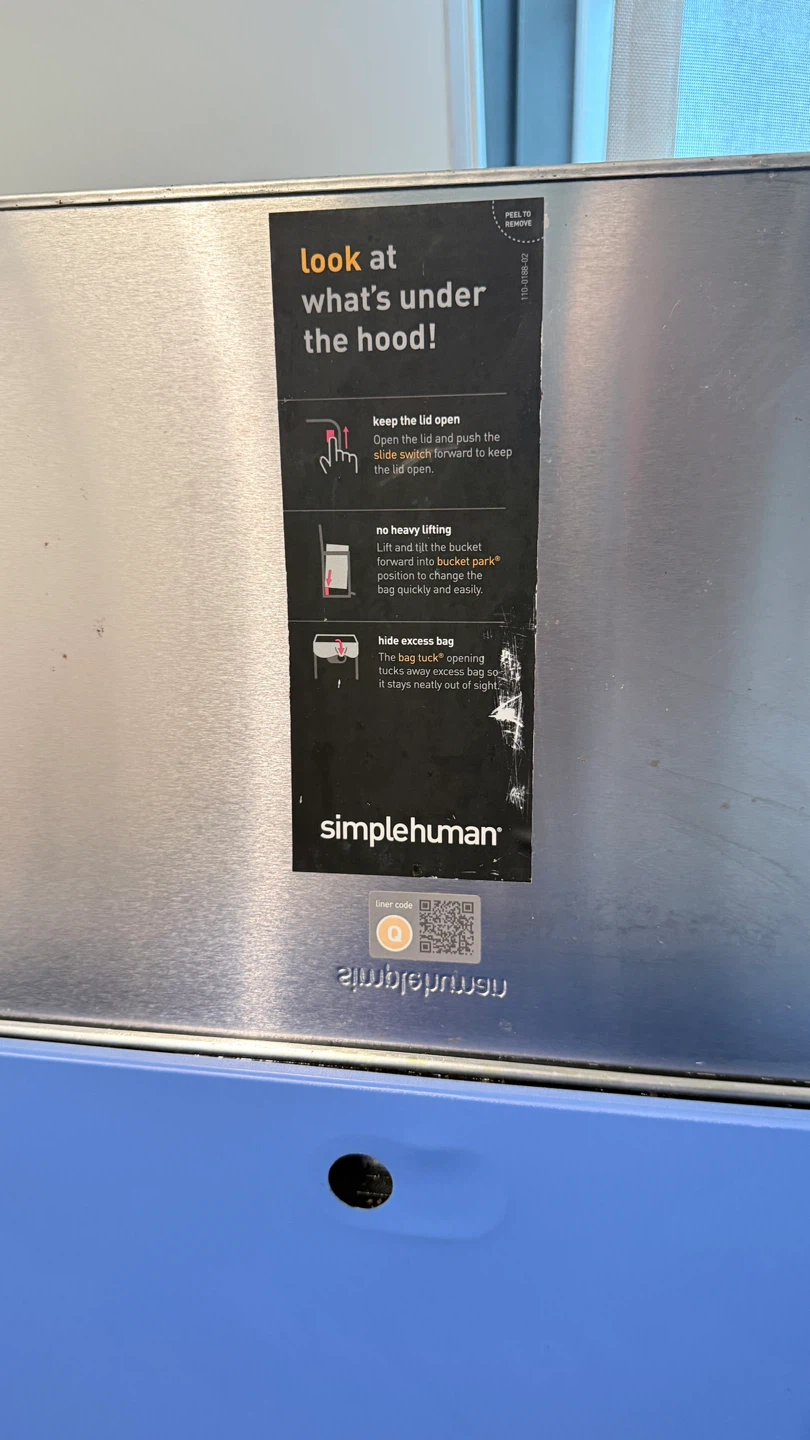 simplehuman 50 Liter / 13.0 Gallon Kitchen Step Trash Can - photo 4