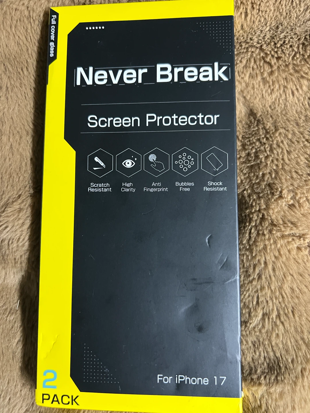Never Break Screen Protector for iPhone 17 (2 Pack)
