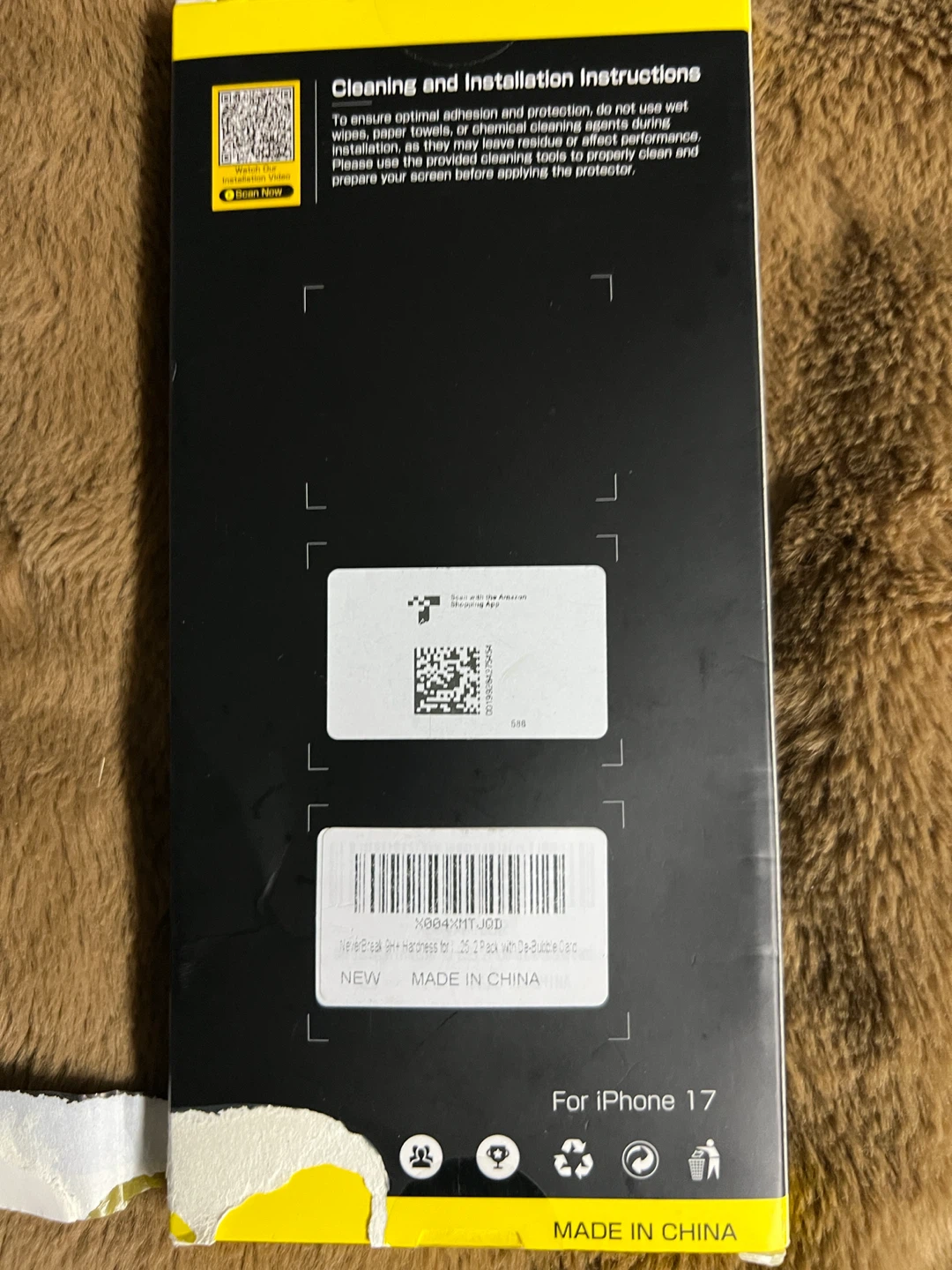 Never Break Screen Protector for iPhone 17 (2 Pack) - photo 2