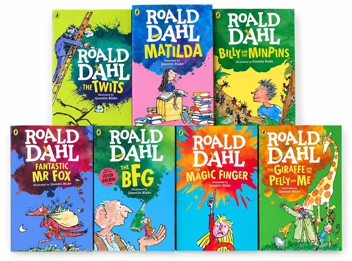 7 Roald Dahl Children's Books Collection