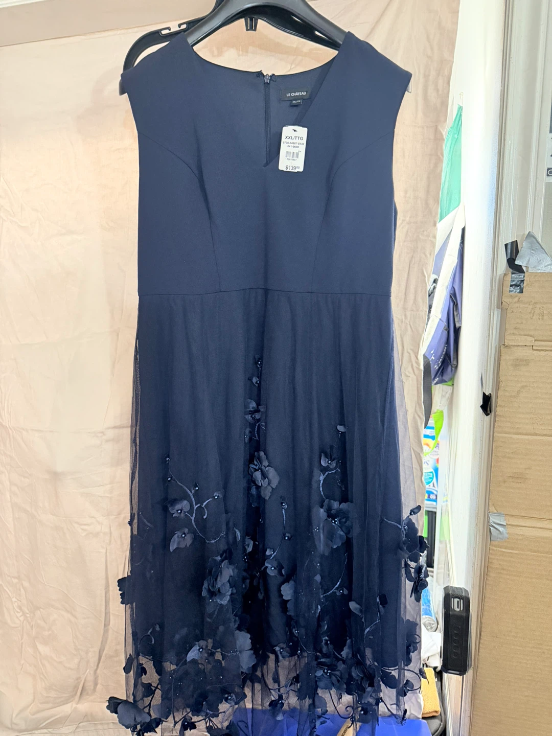 Le Château Navy Formal Dress - Size XXL