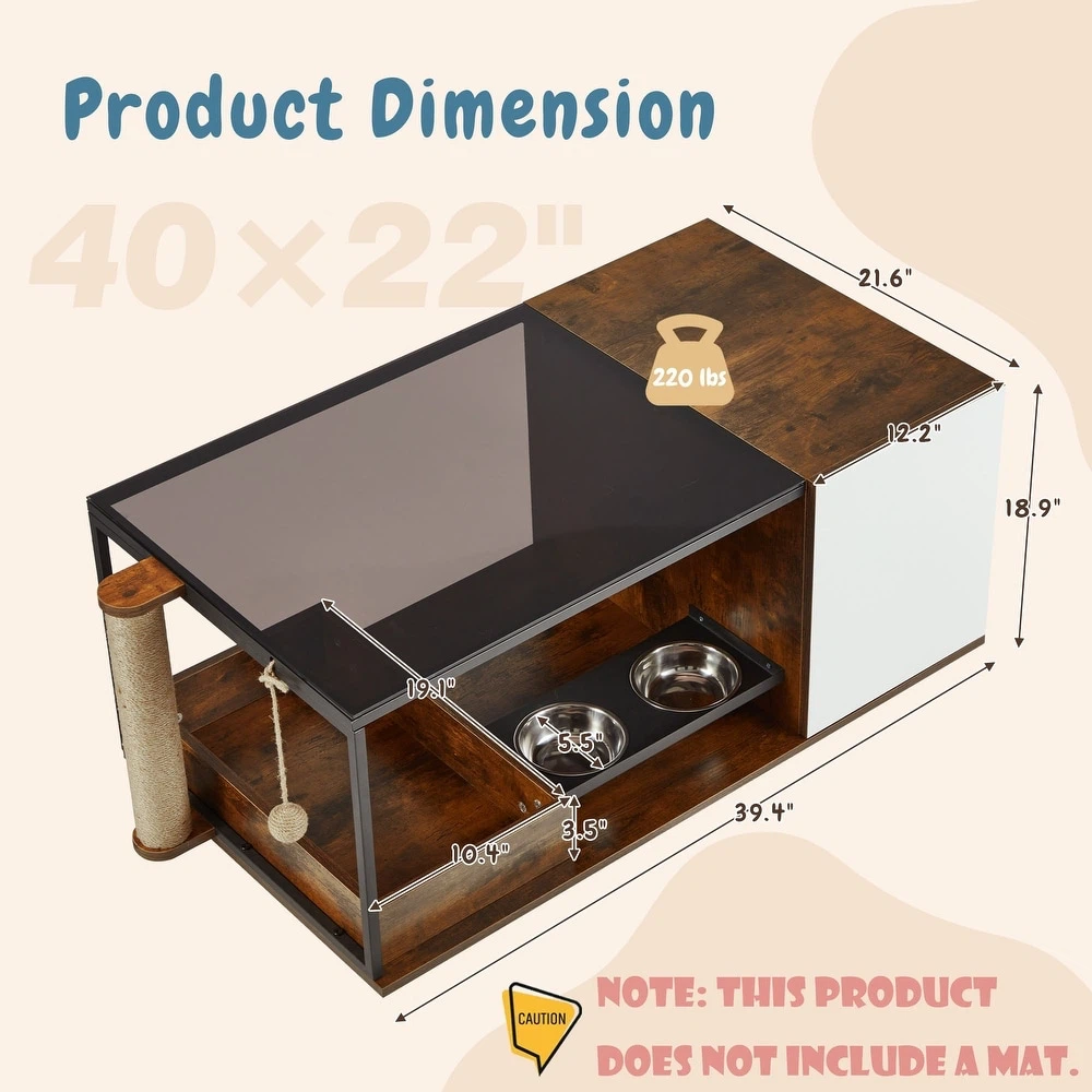 All-in-One Coffee Table and Cat Condo - photo 2