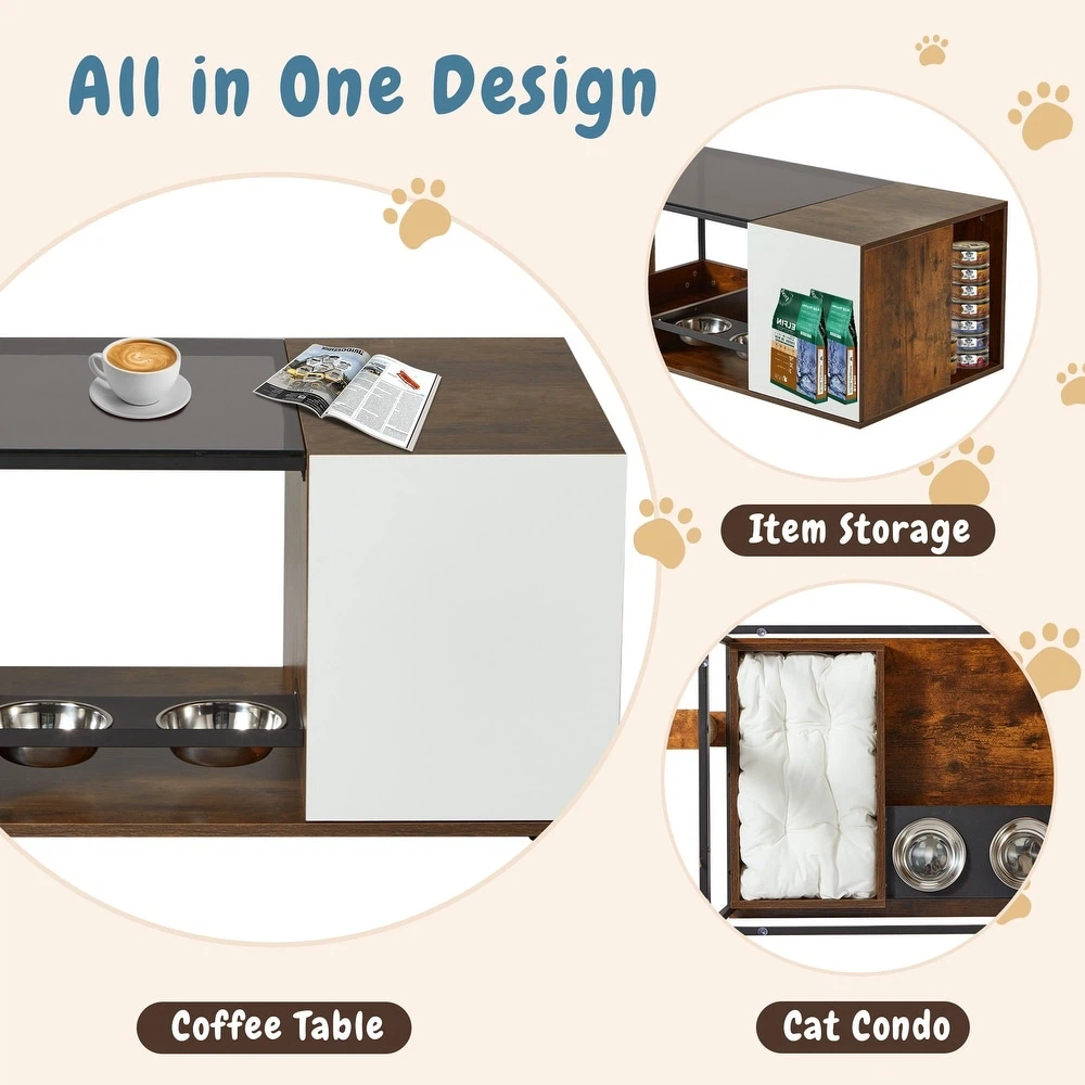 All-in-One Coffee Table and Cat Condo - photo 4
