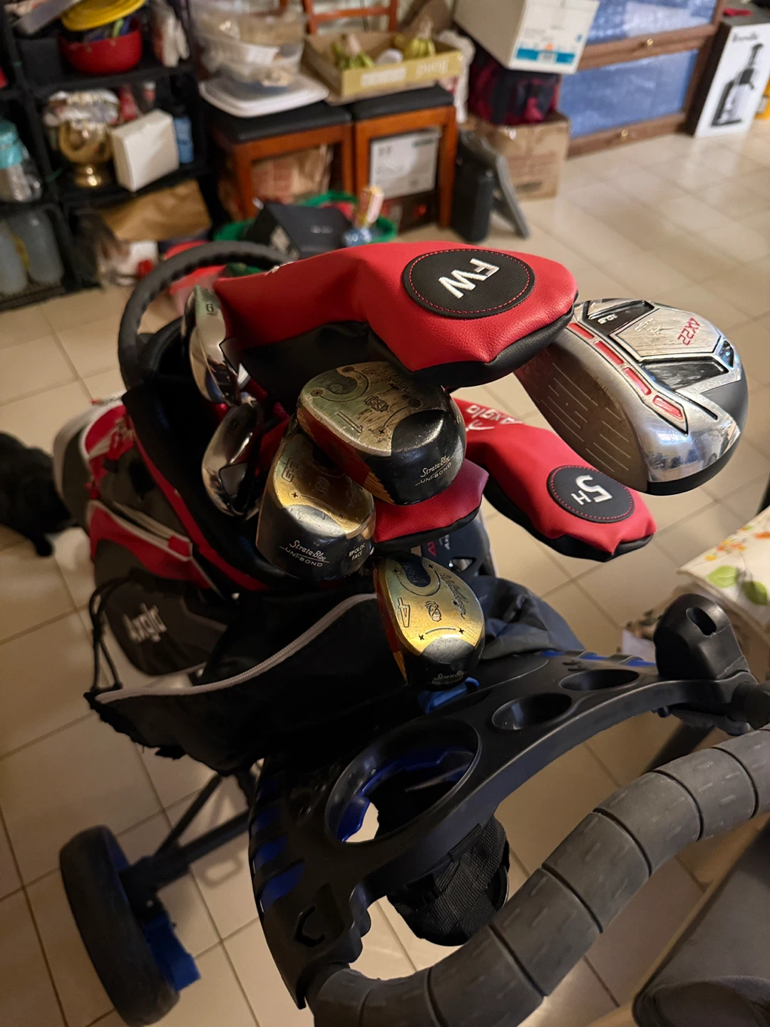Axglo Golf Bag and Folding Cart - photo 4