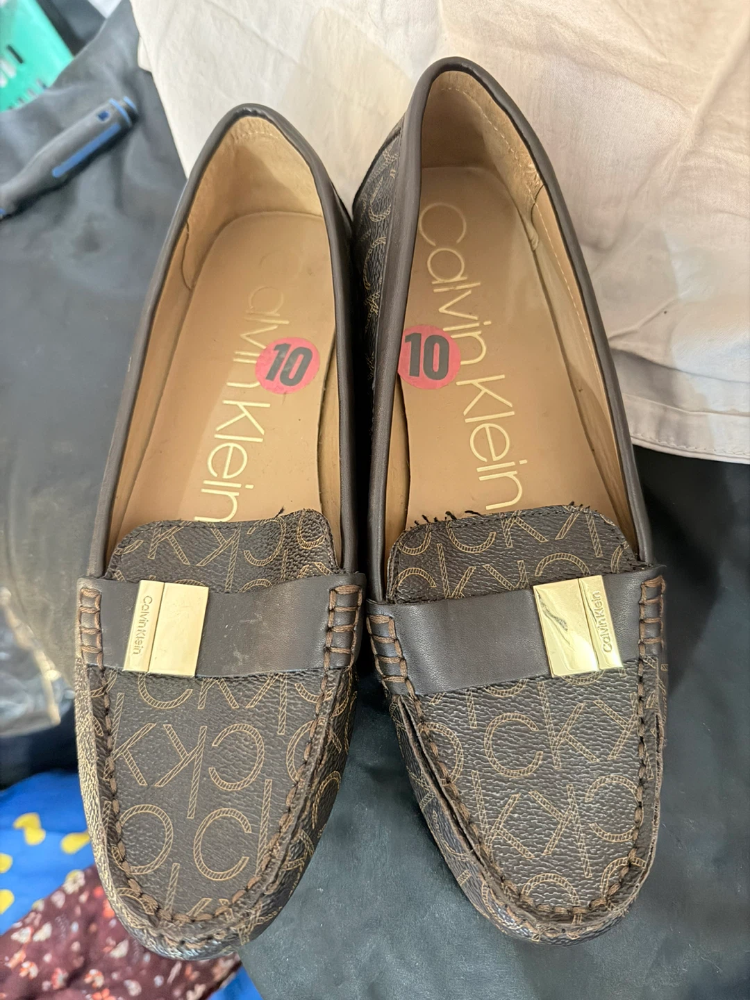 Calvin Klein Women's Loafers - Size 10M