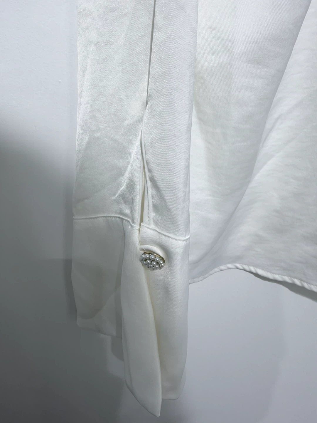 Zara white ruffled blouse - photo 3