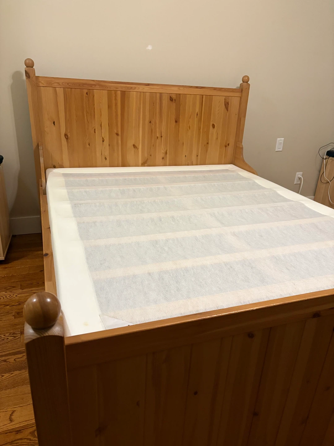 Queen Bed Frame - IKEA HURDAL + SULTAN ÅRAM