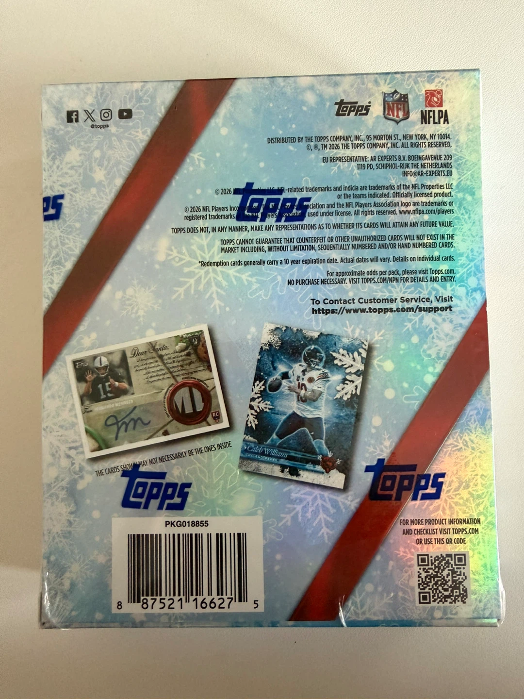 2026 Topps Holiday Football Mega Box - photo 2