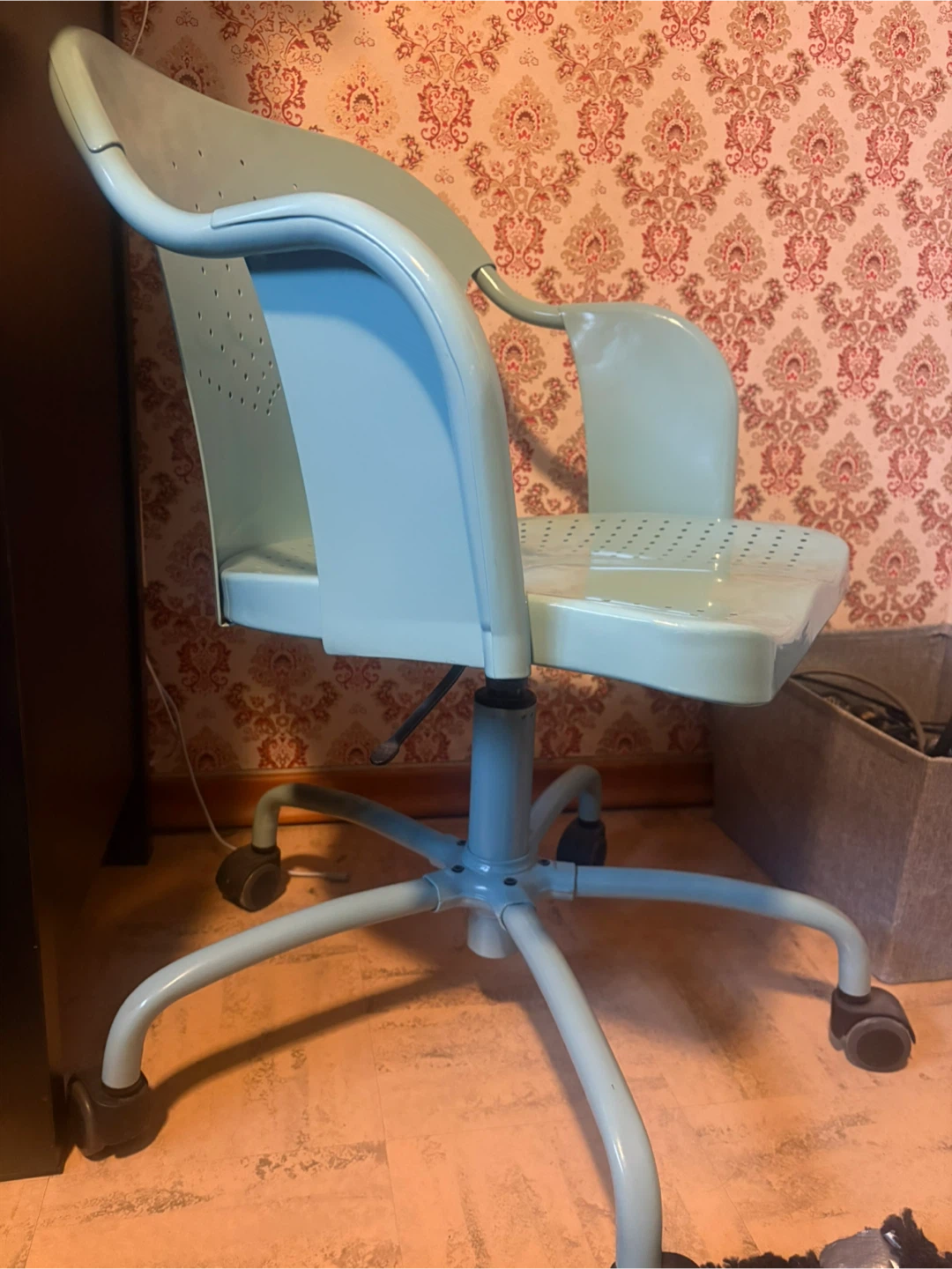 IKEA SNILLE Swivel Desk Chair, Light Blue - photo 2