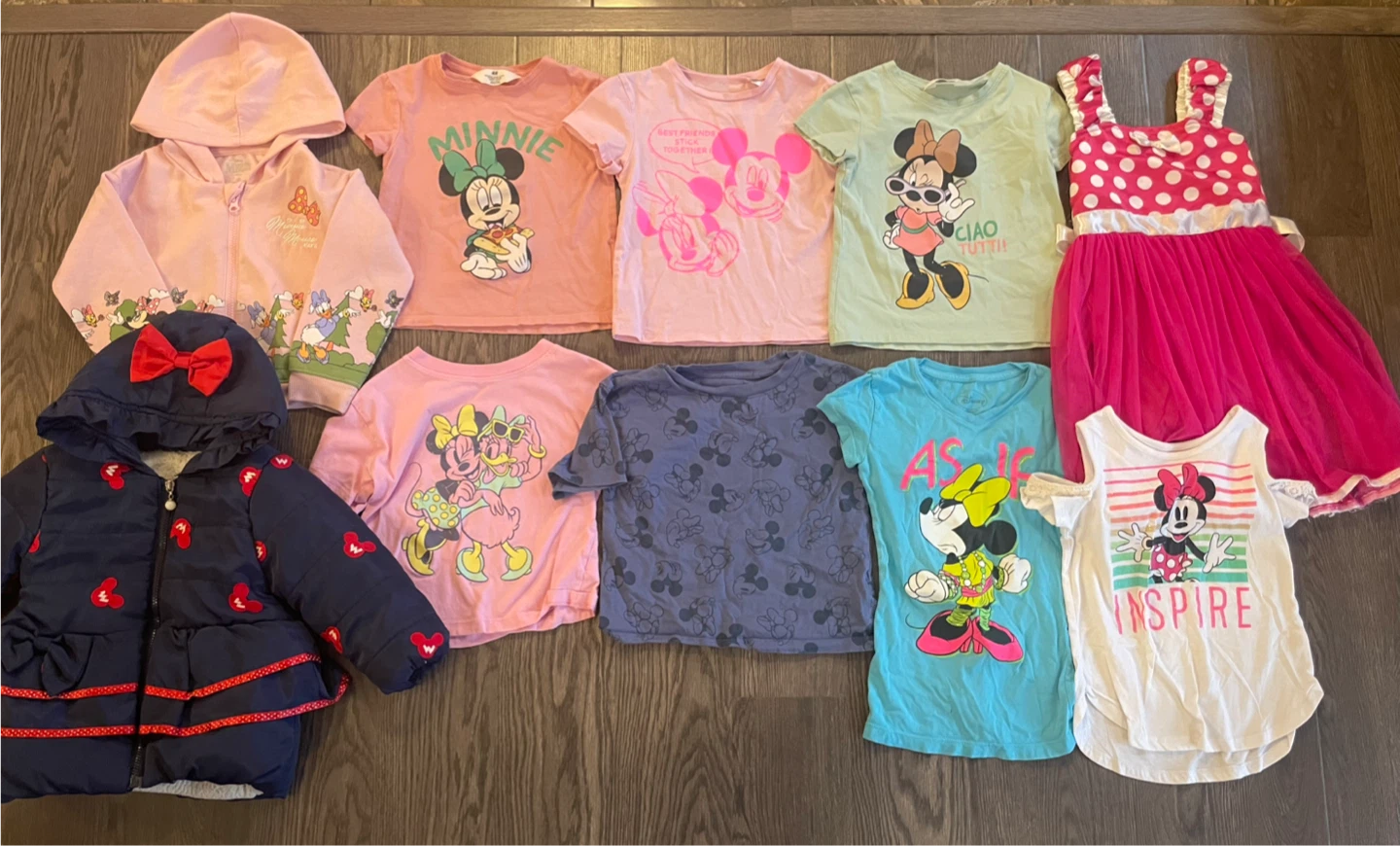 Minnie Mouse Clothing Lot