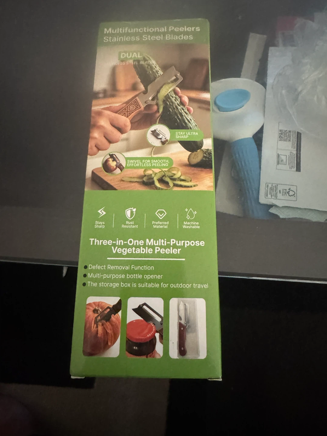 Three-in-One Multi-Purpose Vegetable Peeler