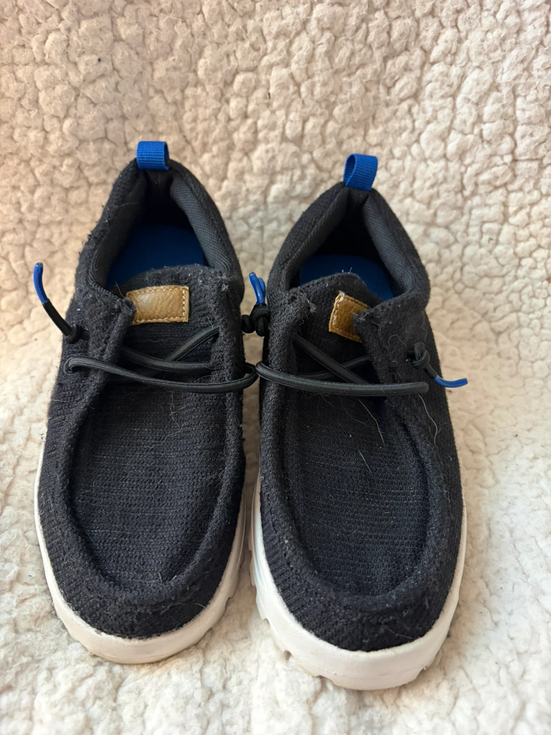 Matthew Black Slip-On Shoes Size 1 - photo 2