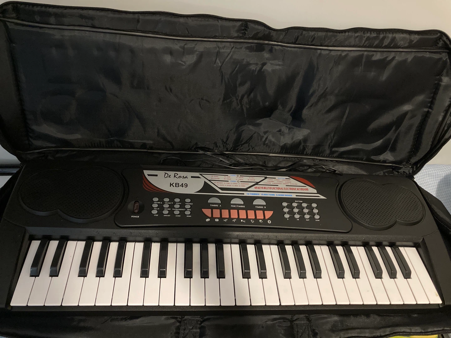 De Rosa KB49 49-Key Electronic Keyboard