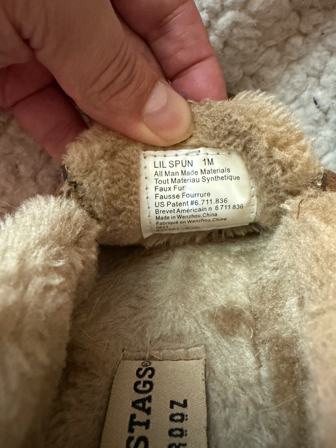 Deer Stags Lil Spun Slippers Size 1M - photo 5