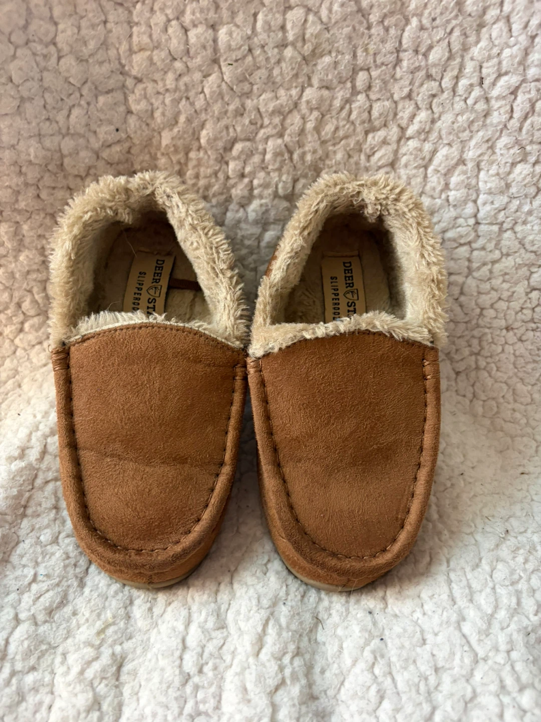 Deer Stags Lil Spun Slippers Size 1M - photo 2
