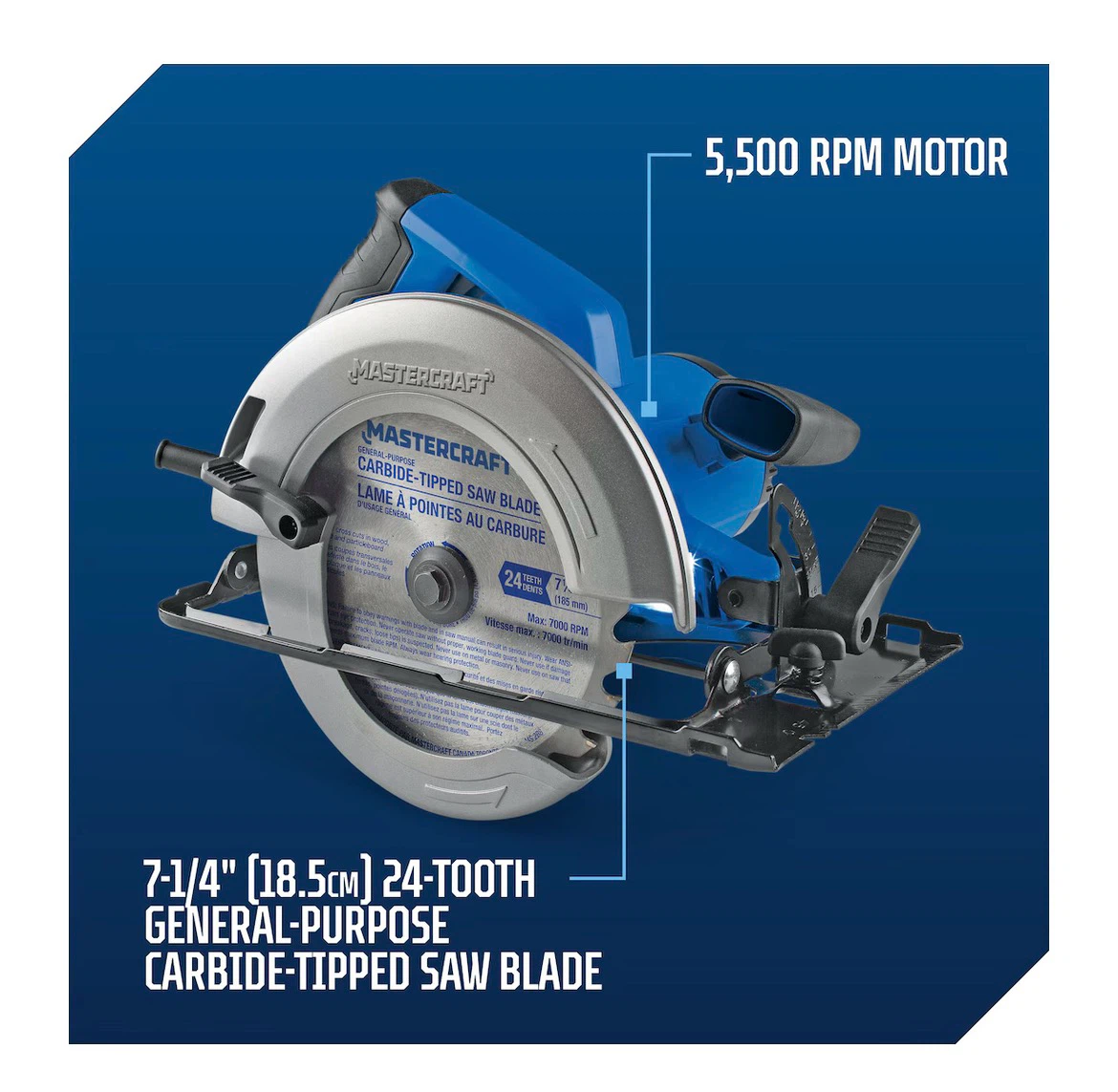 Mastercraft 14A 7-1/4" Circular Saw - photo 4