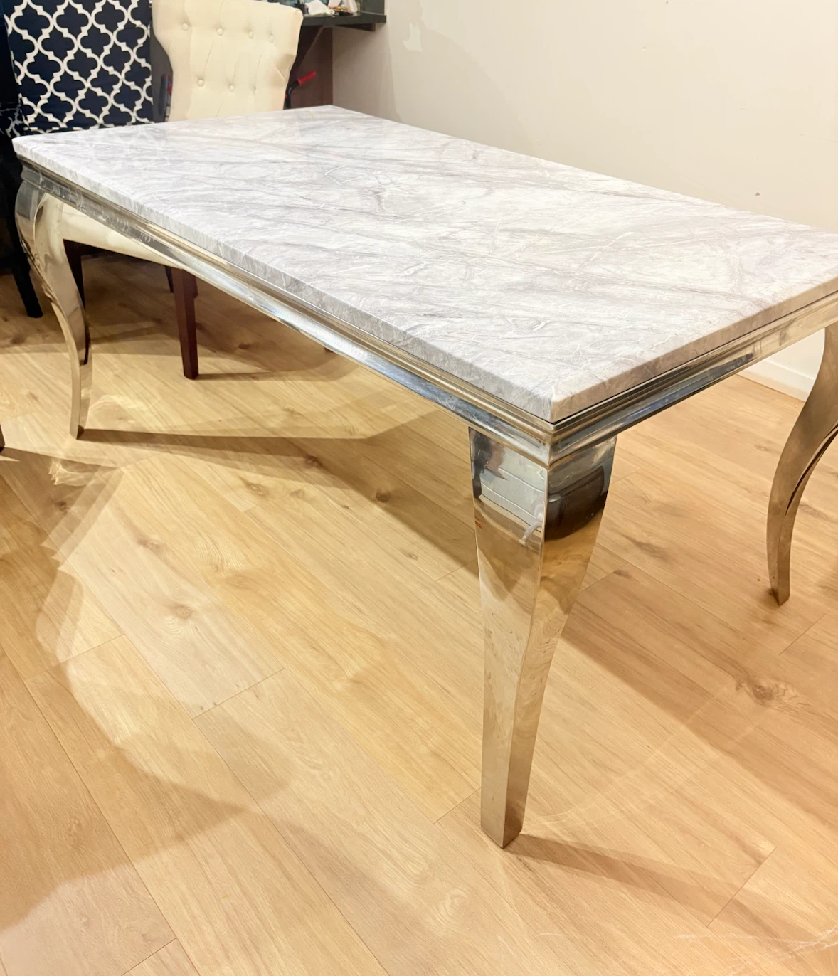 Marble Top Dining Table with 4 Chairs - photo 5