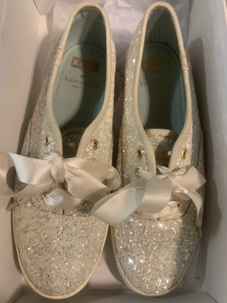 Kate Spade x Keds Glitter Sneakers Size 6