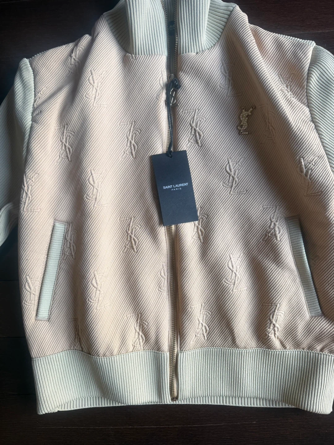 Ysl zip up jacket