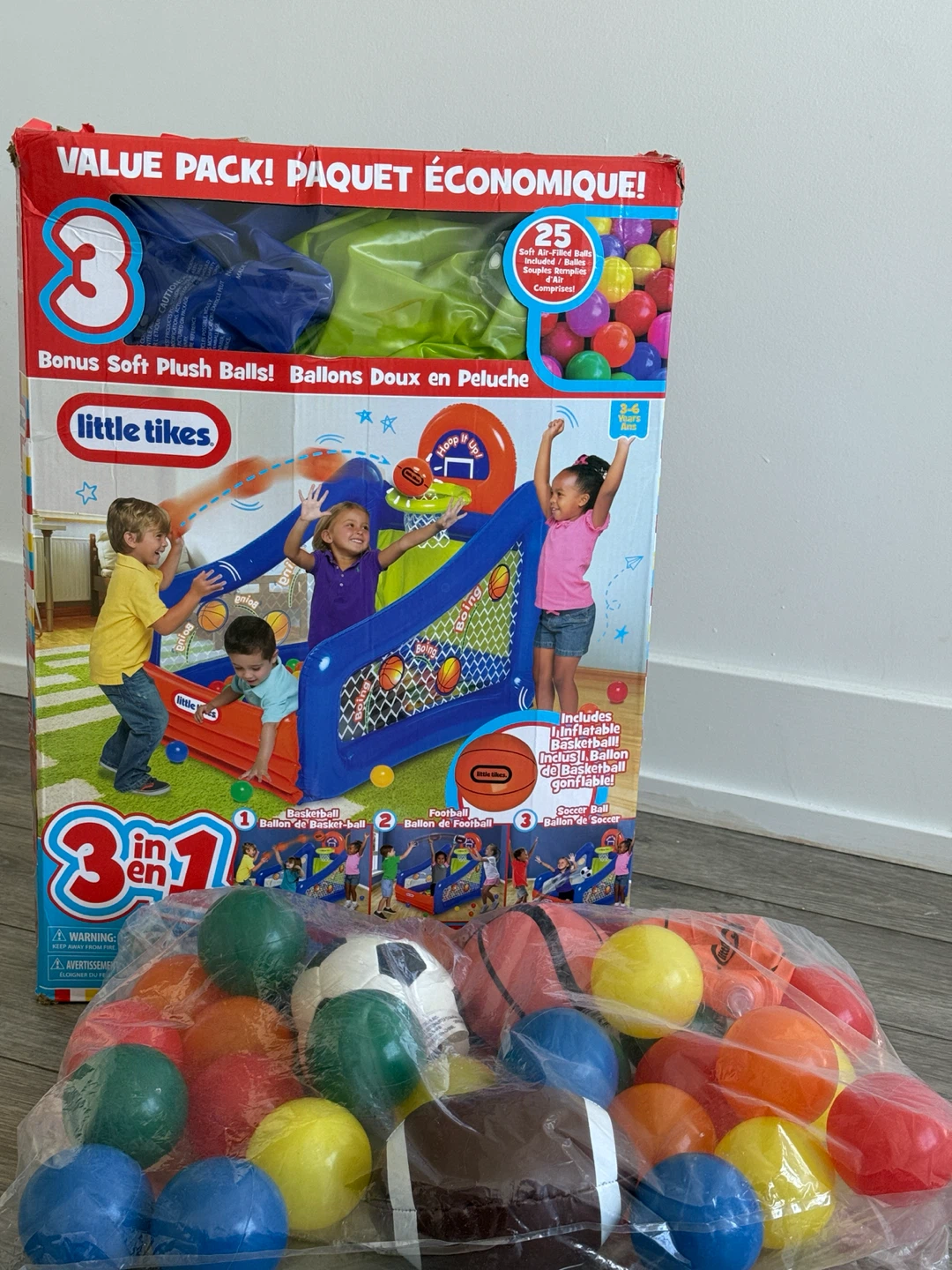Little Tikes 3-in-1 Inflatable Sports Centre