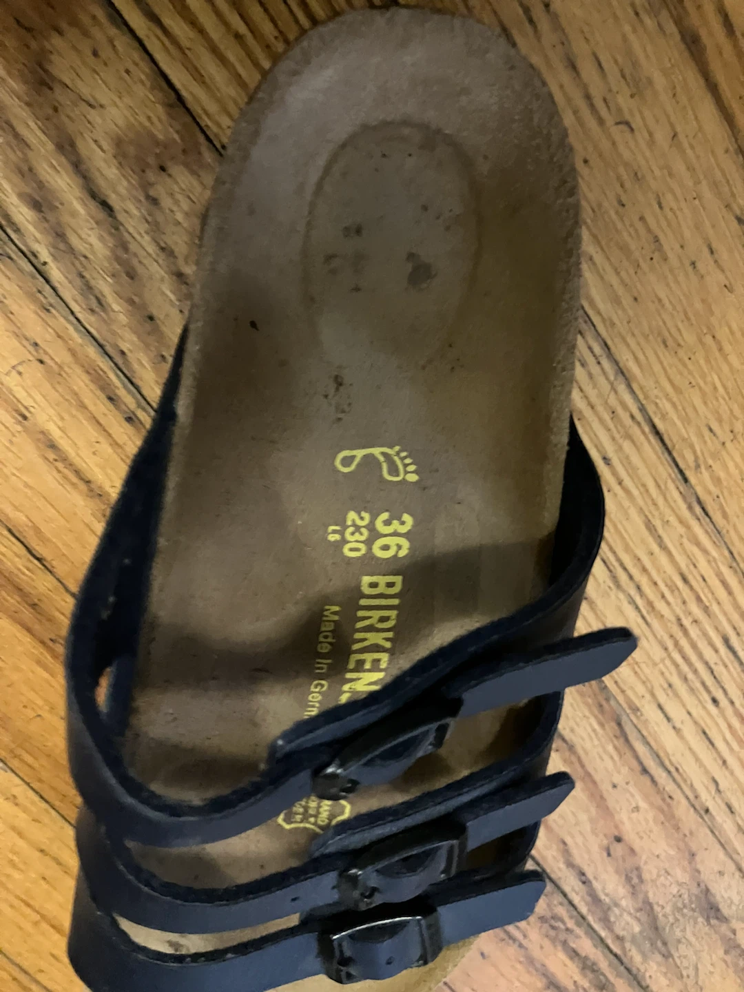 Navy Blue, Birkenstock Florida Sandals Size 36 - photo 5
