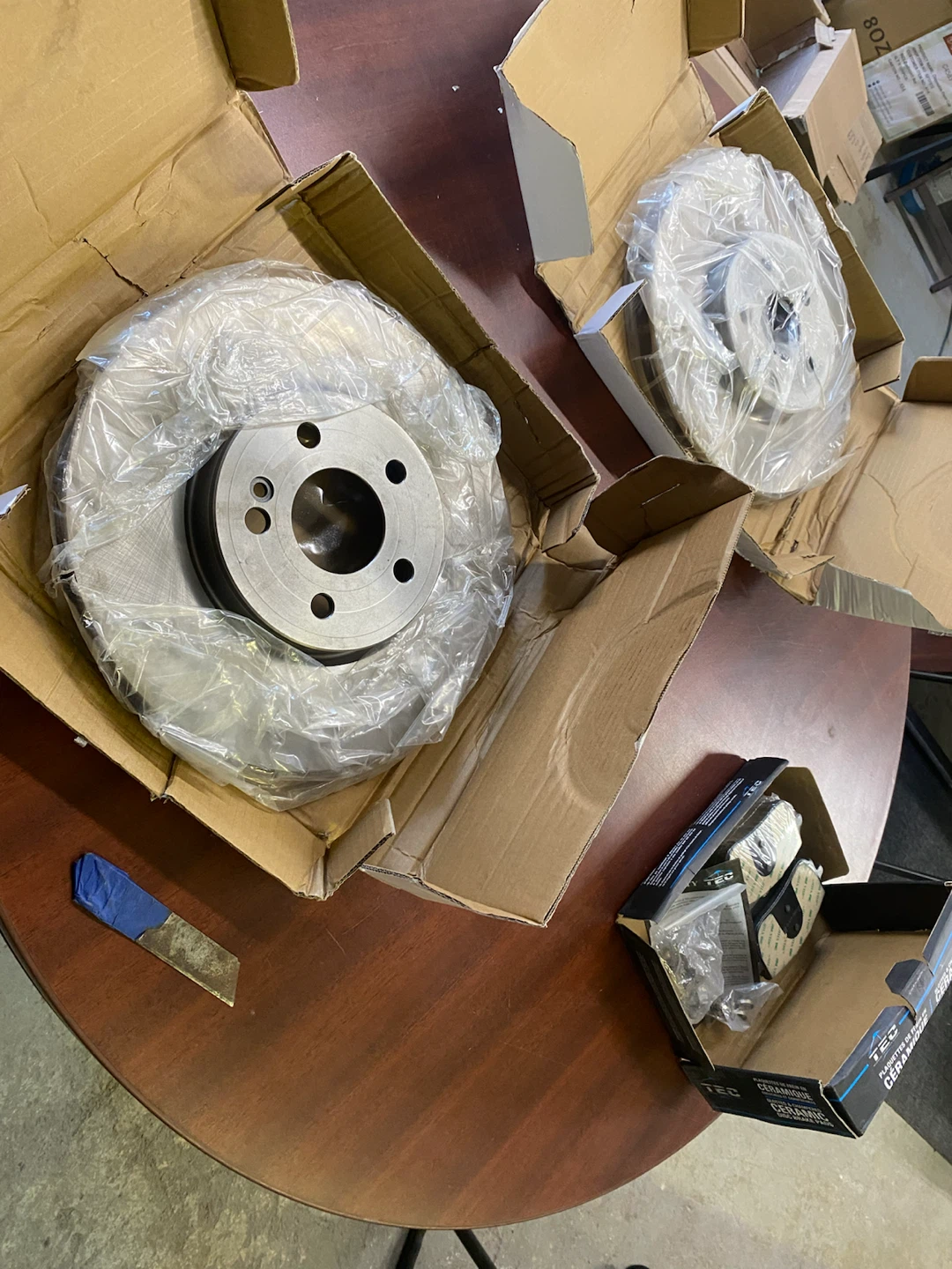 Front Rotors & Pads Set fit Mercedes - photo 5
