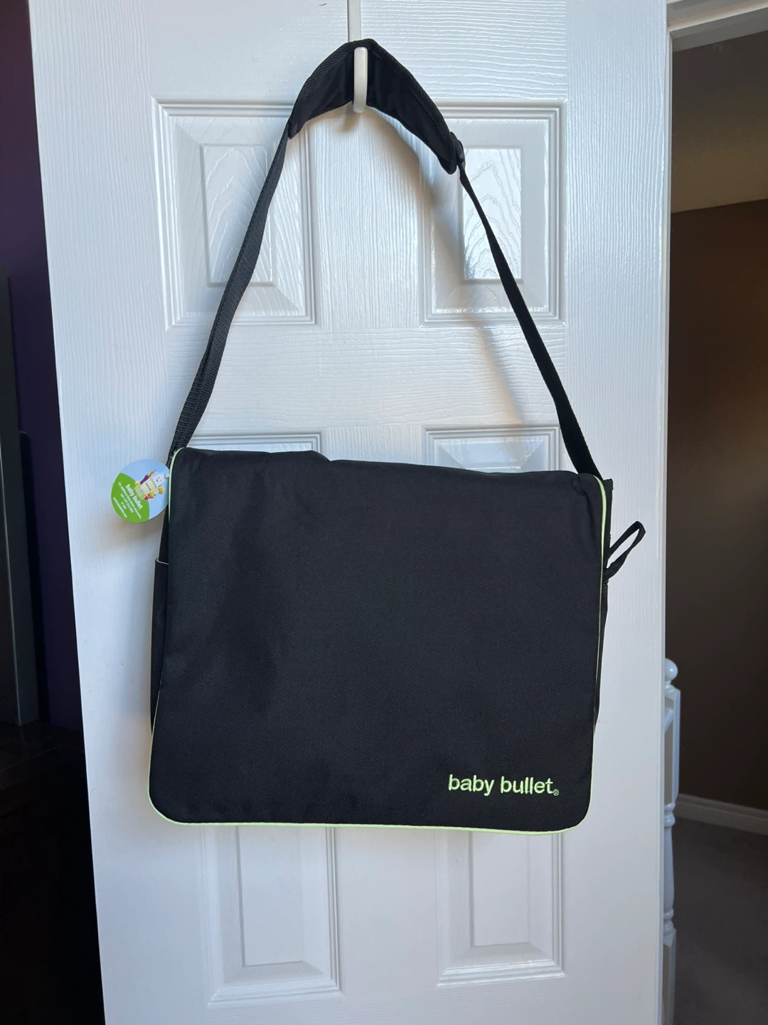 BNWT Baby Bullet Black Diaper Bag