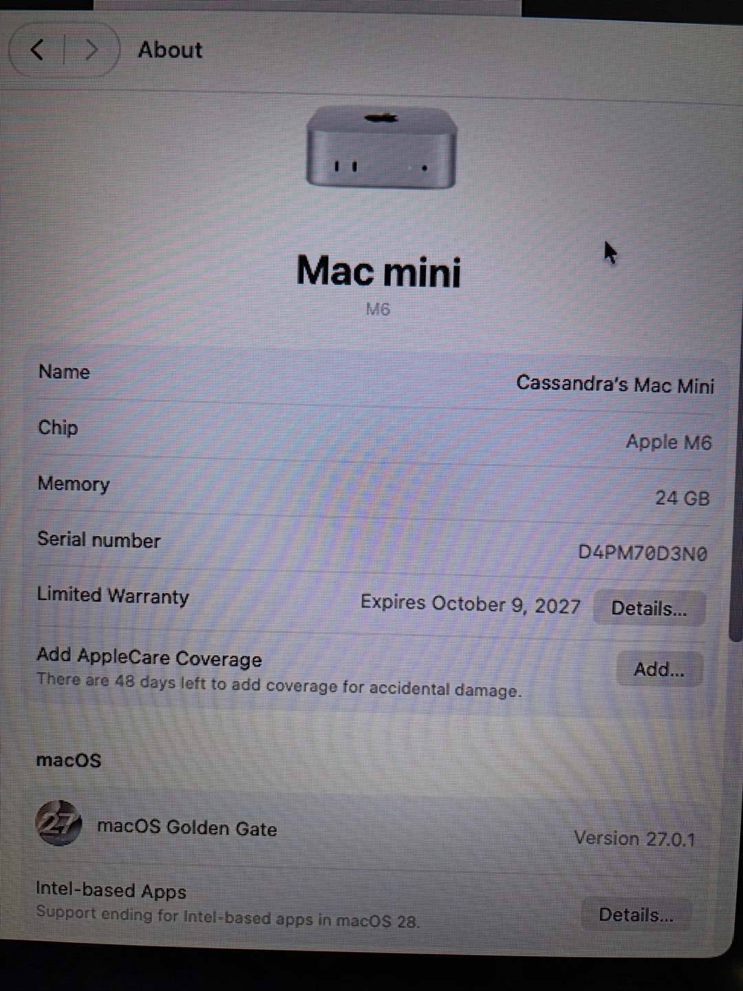 Apple Mac Mini M6 24GB - photo 4