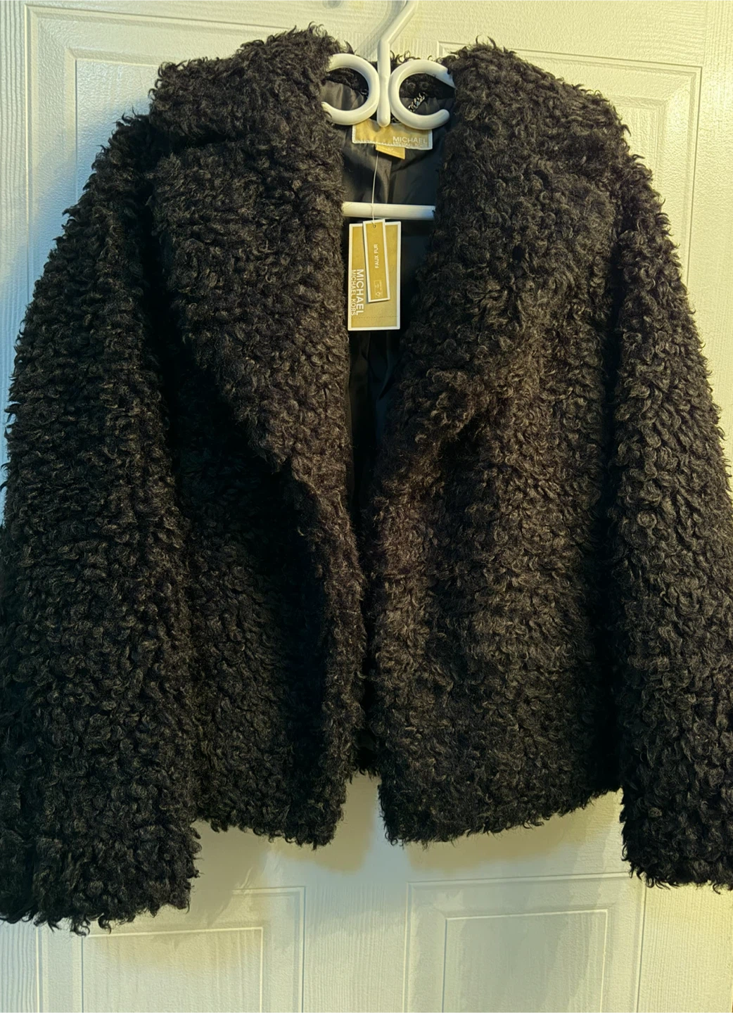 NWT Michael Kors Faux-Fur Teddy Coat