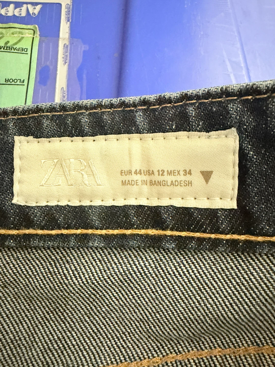 ZARA Jean Shorts Size 12 - photo 3