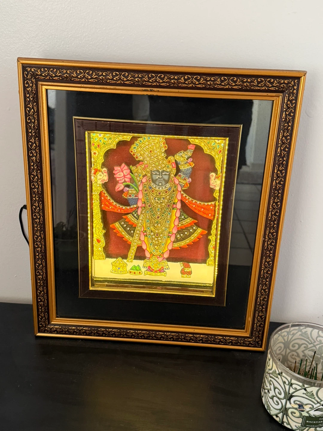 Framed Hindu Deity Wall Art