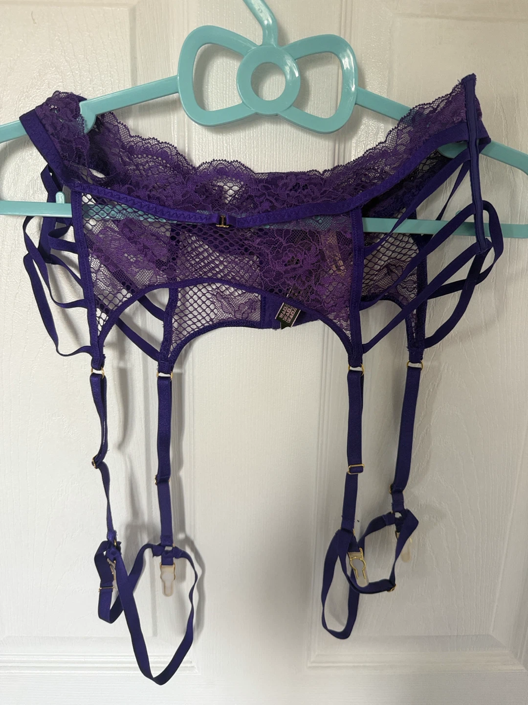 VICTORIA'S SECRET VERY SEXY LACE TRIM GARTER BELT - photo 2