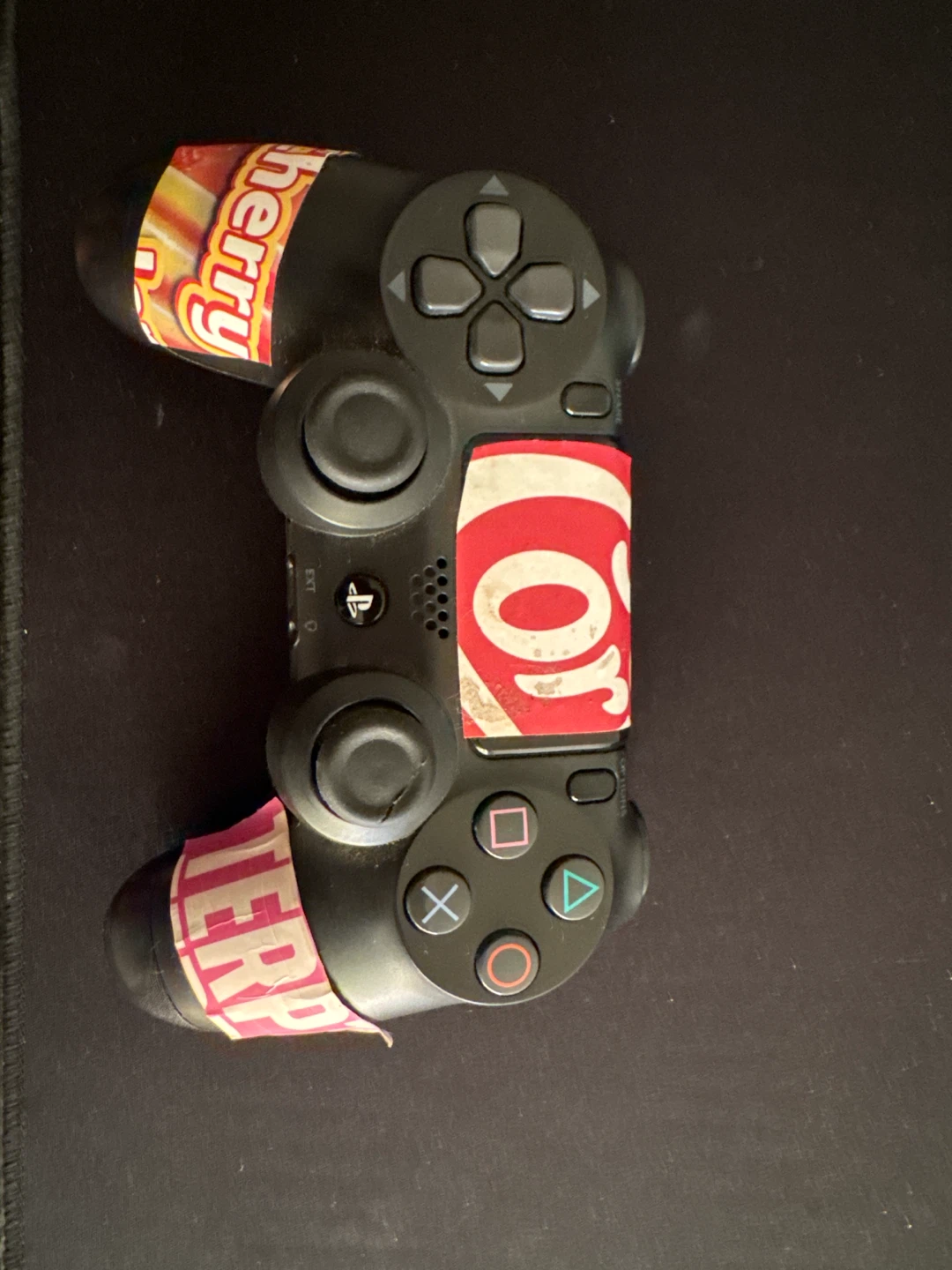 PS4 with controller