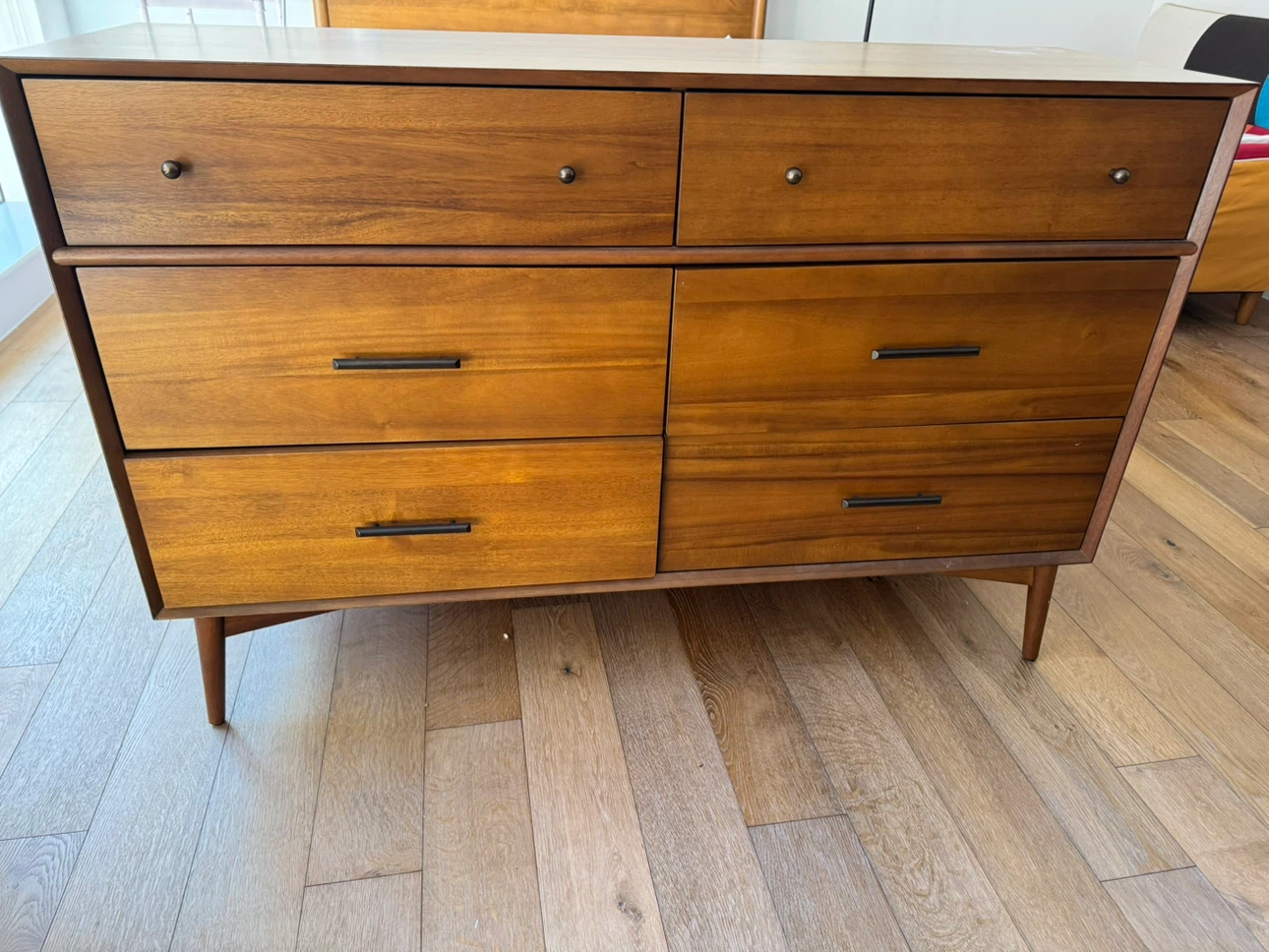 Mid-Century Modern Walnut Wood Dresser - photo 2
